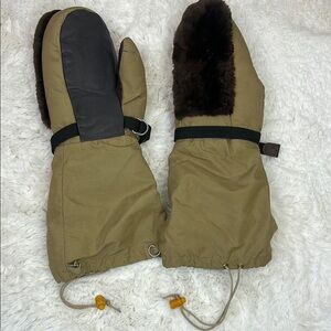 Vintage Eddie Bauer Premium Goose Down Pilot’s Mittens